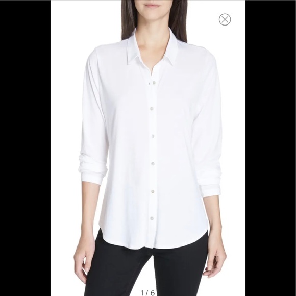 Eileen Fisher Tops - NWOT Eileen Fisher Classic White Button Down